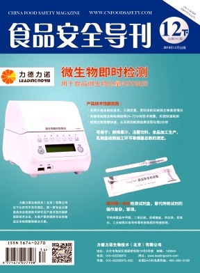 食品安全导刊杂志投稿