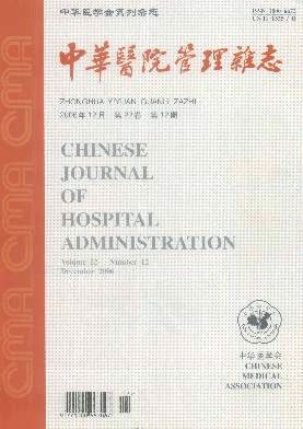 中华医院管理杂志投稿
