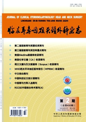 临床耳鼻咽喉头颈外科杂志